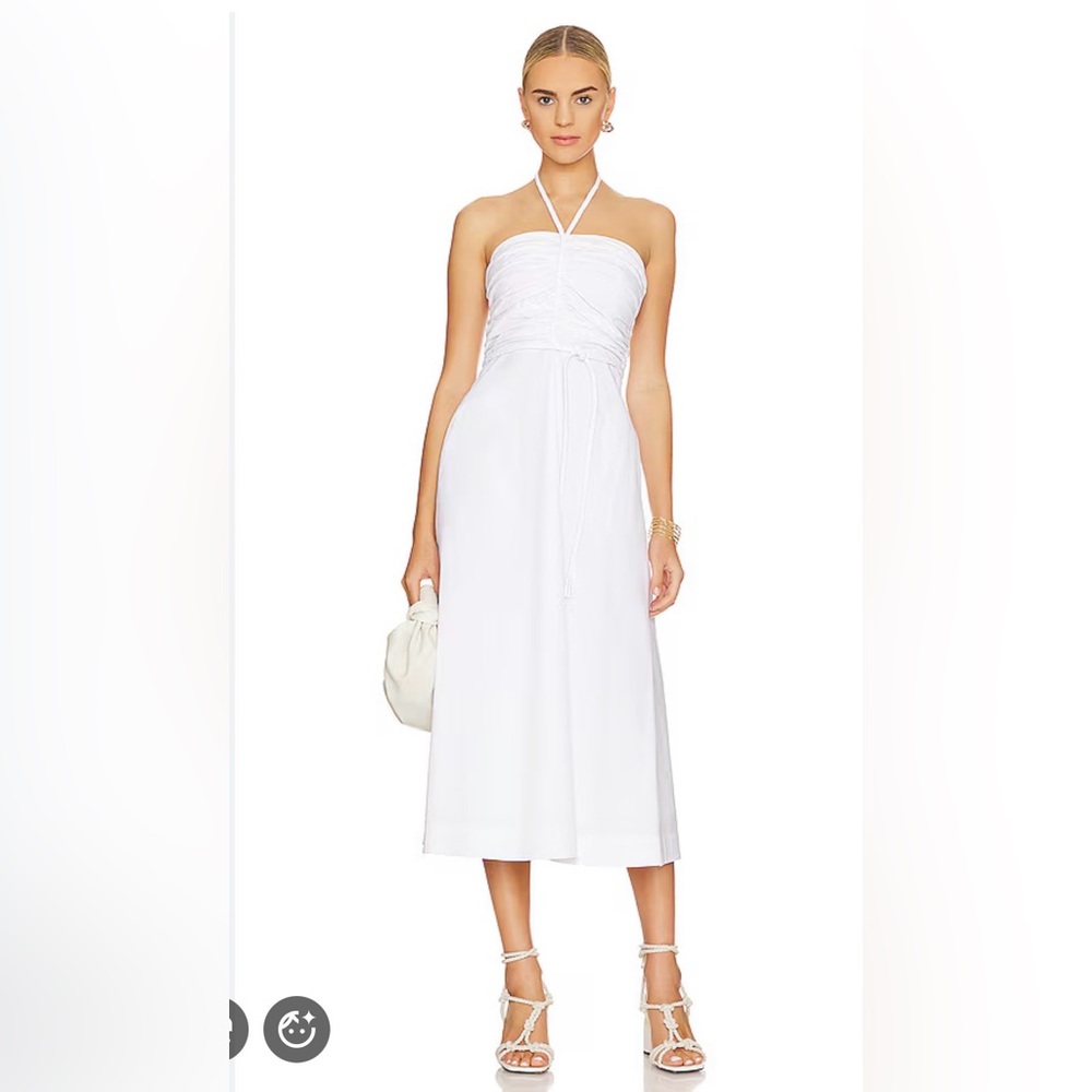 Veronica Beard White Strapless Dress NWT